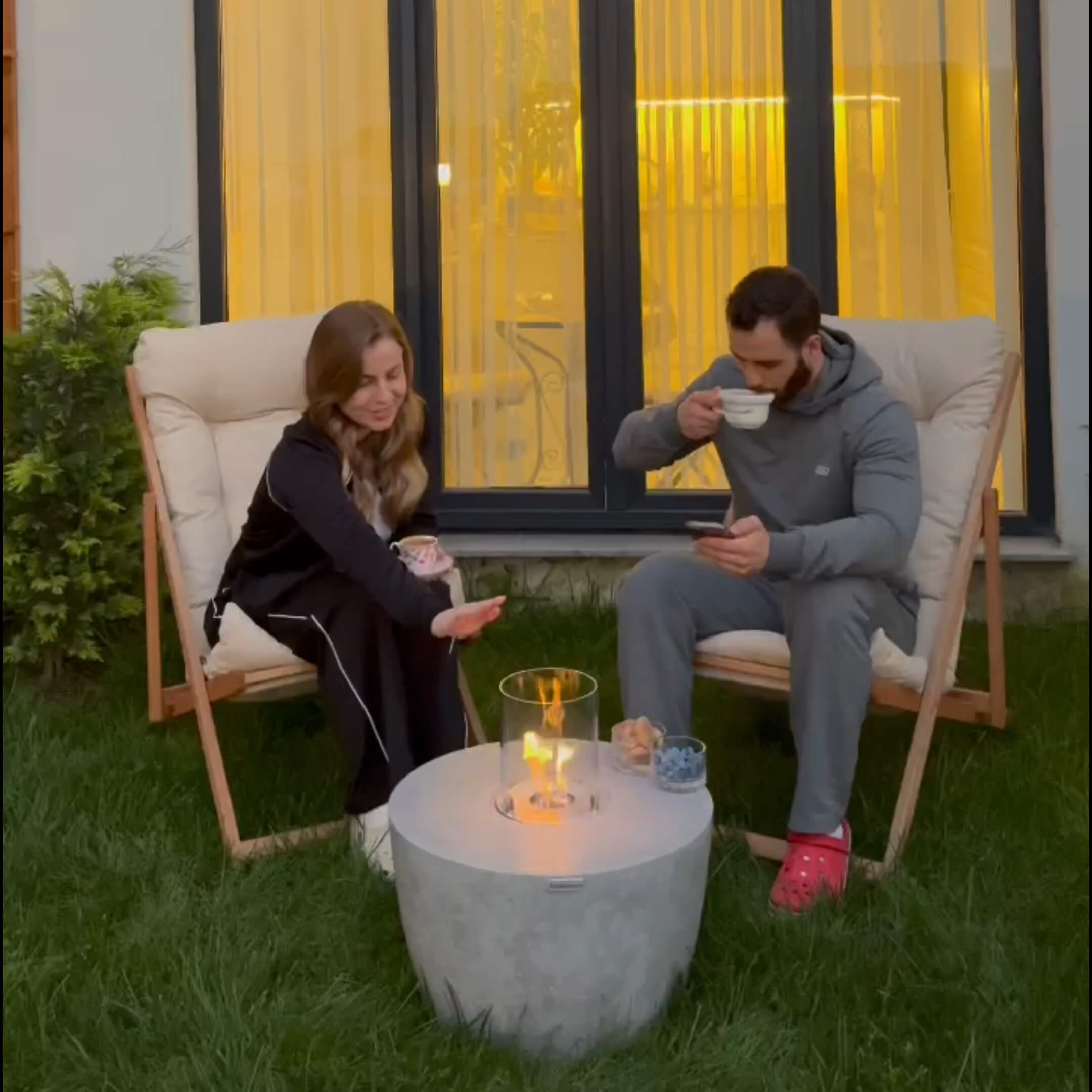 Yaz Aylarında Ateş Çukuru Keyfi