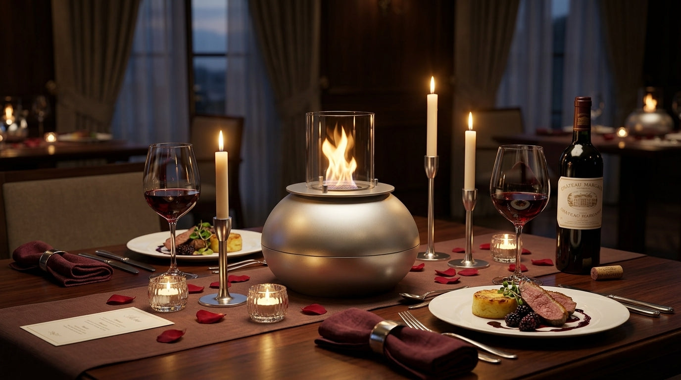 Masa Şöminesi ile Anı Yakalayın