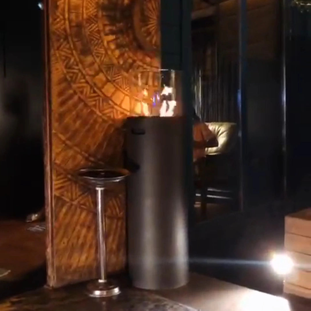 burn taşınabilir şömine