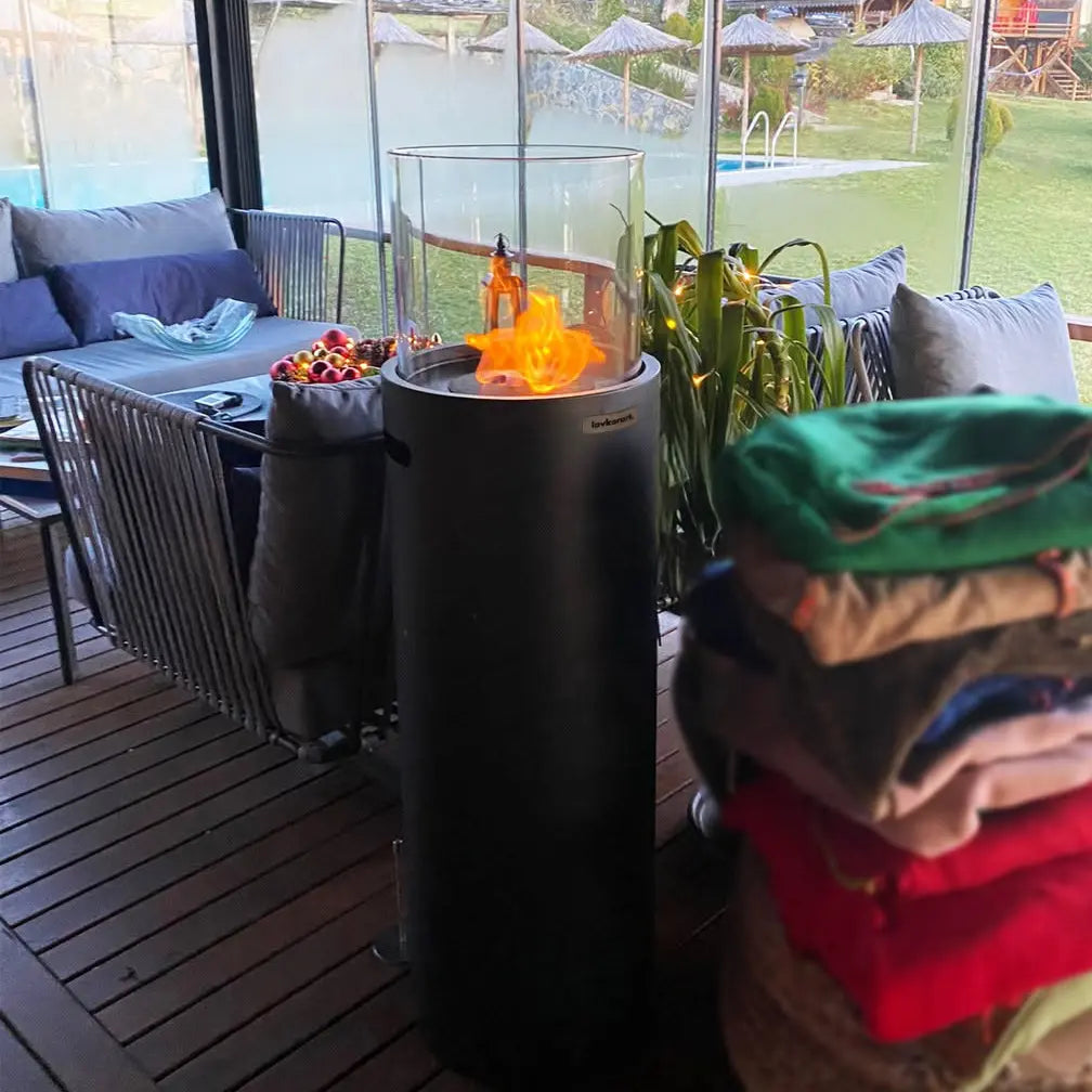 burn taşınabilir şömine