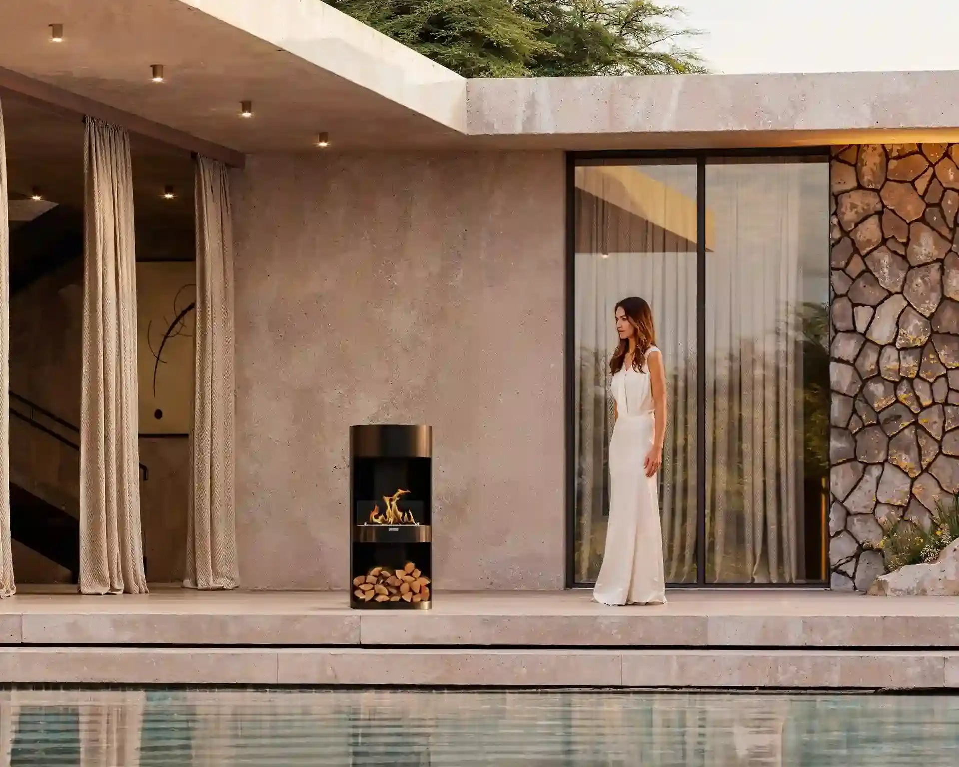 ember taşınabilir şömine