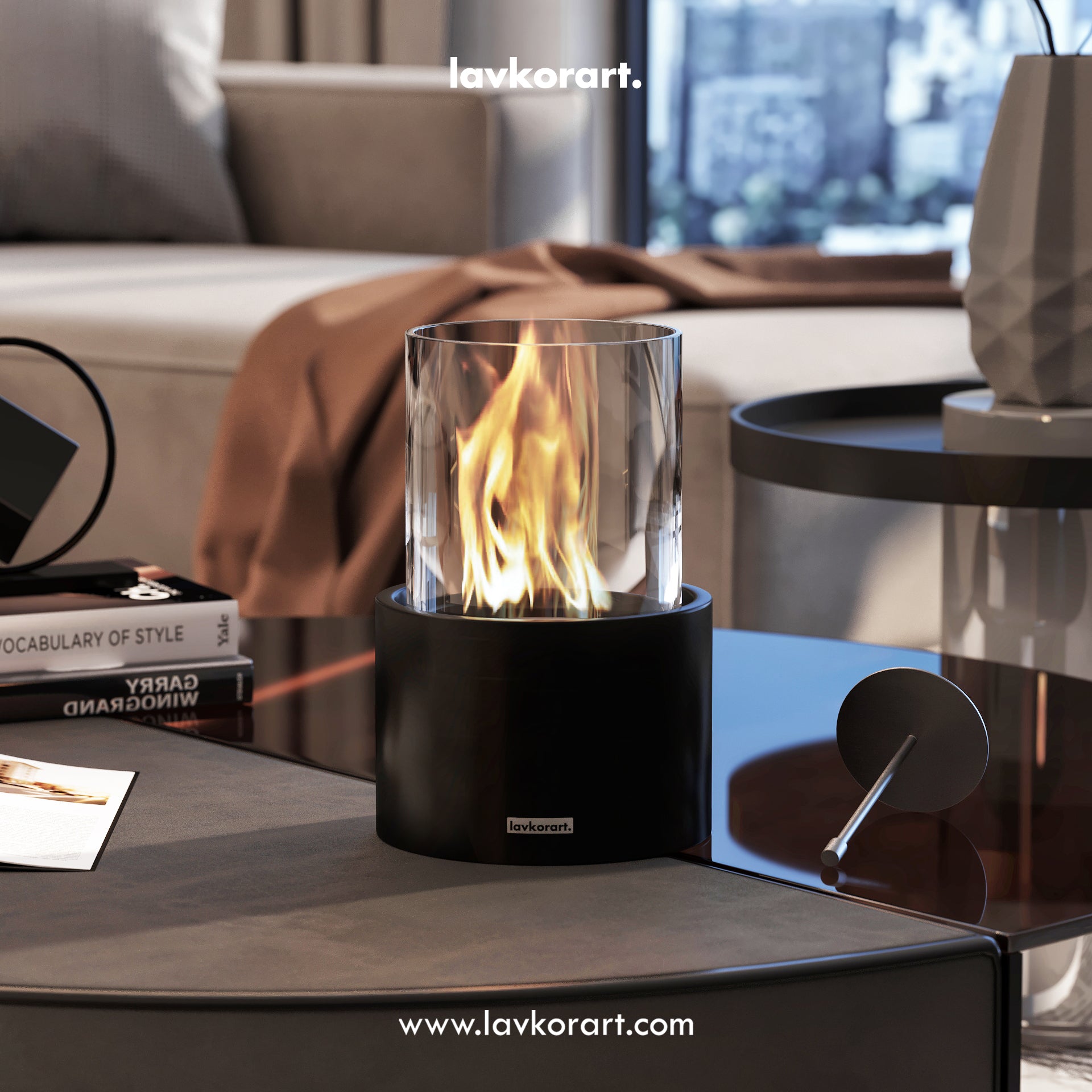 Flare Taşınabilir Şömine Siyah 5