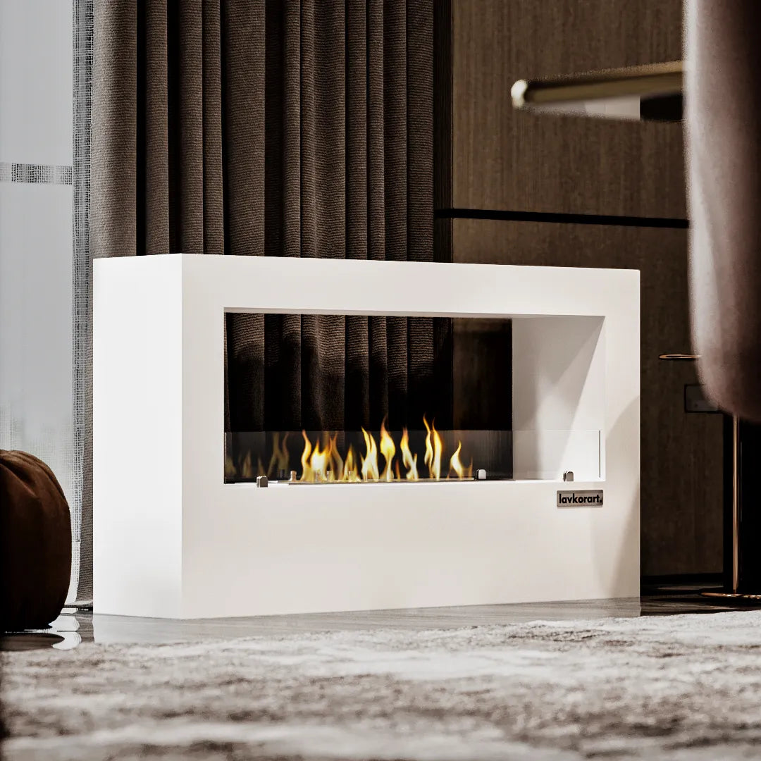 İnferno Taşınabilir Şömine Beyaz 8