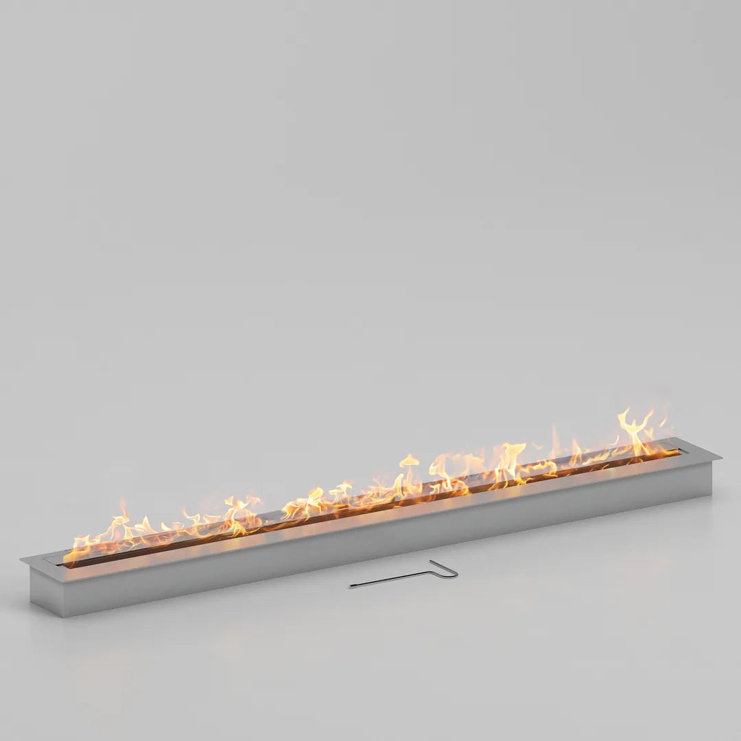 160 cm camsız dikdörtgen bioethanol burner