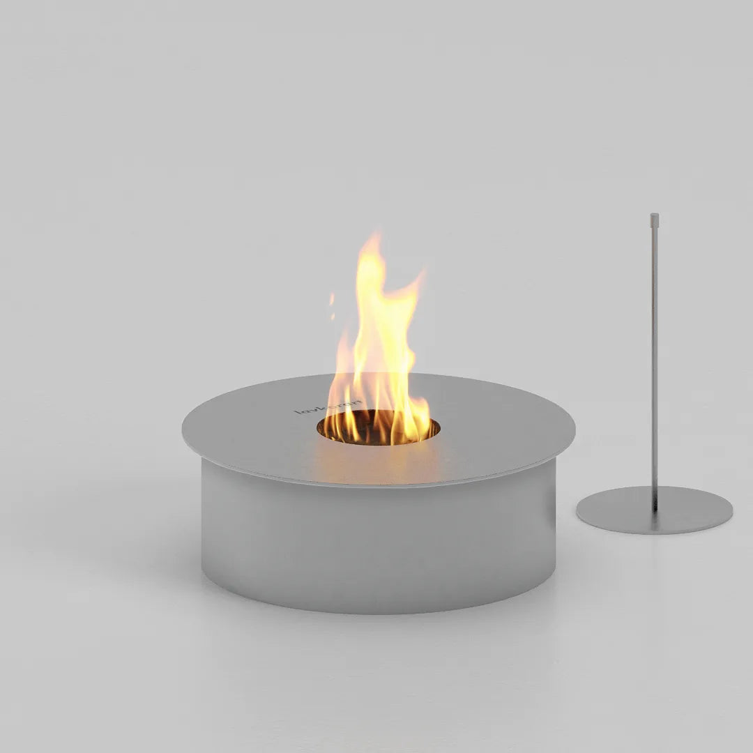 30 cm camsız yuvarlak bioethanol burner