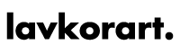 lavkorart logo siyah
