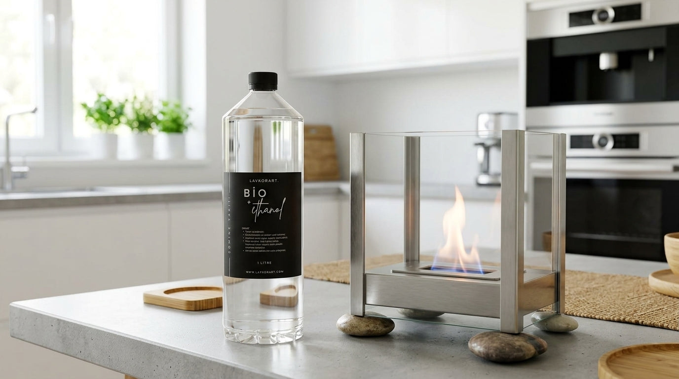 Bioethanol: Şömine Keyfini Geleceğe Taşıyan Saf Enerji