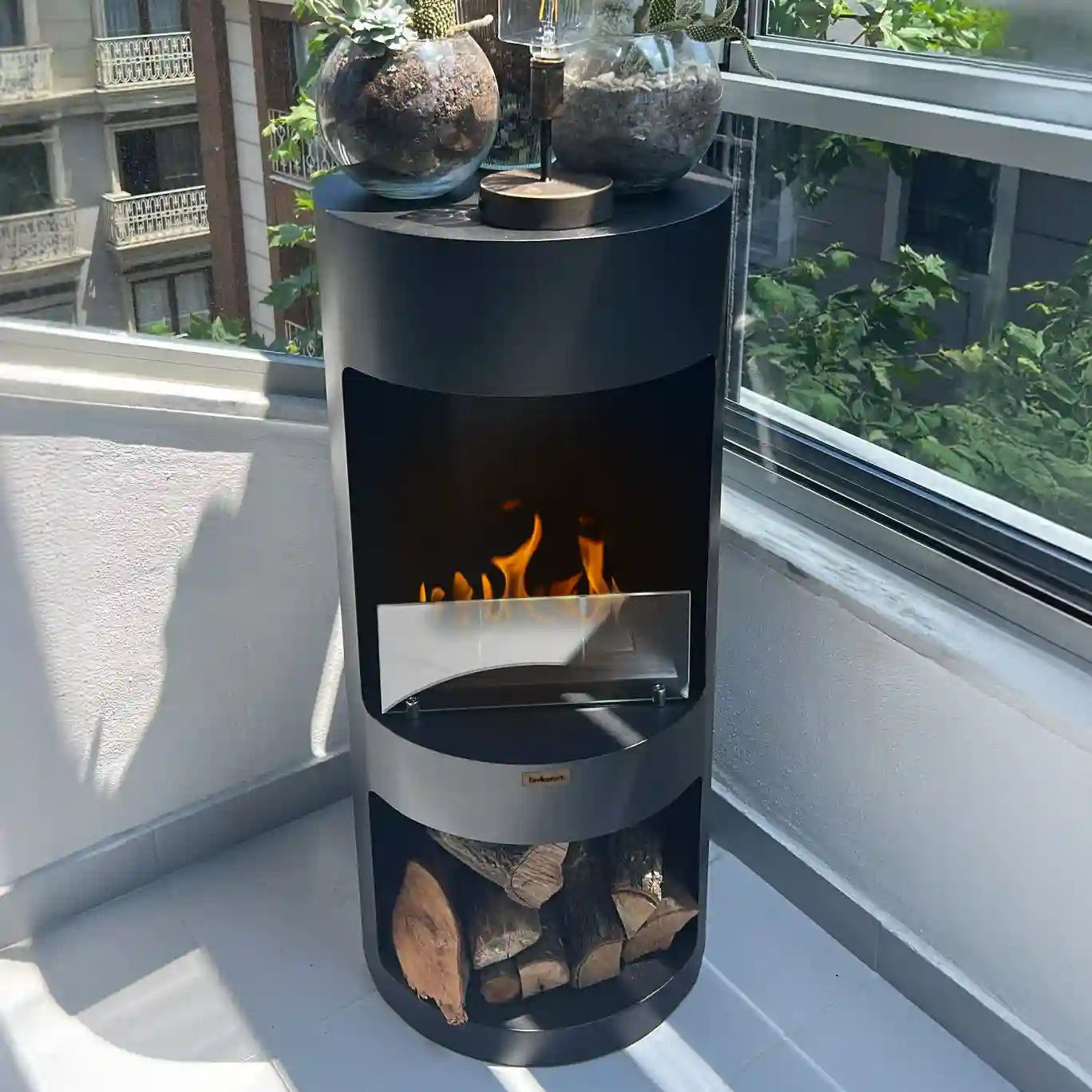 ember taşınabilir şömine