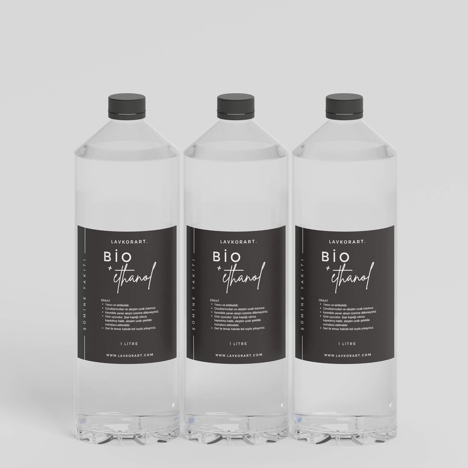 Lavkorart Bioethanol Şömine Yakıtı 3 Litre