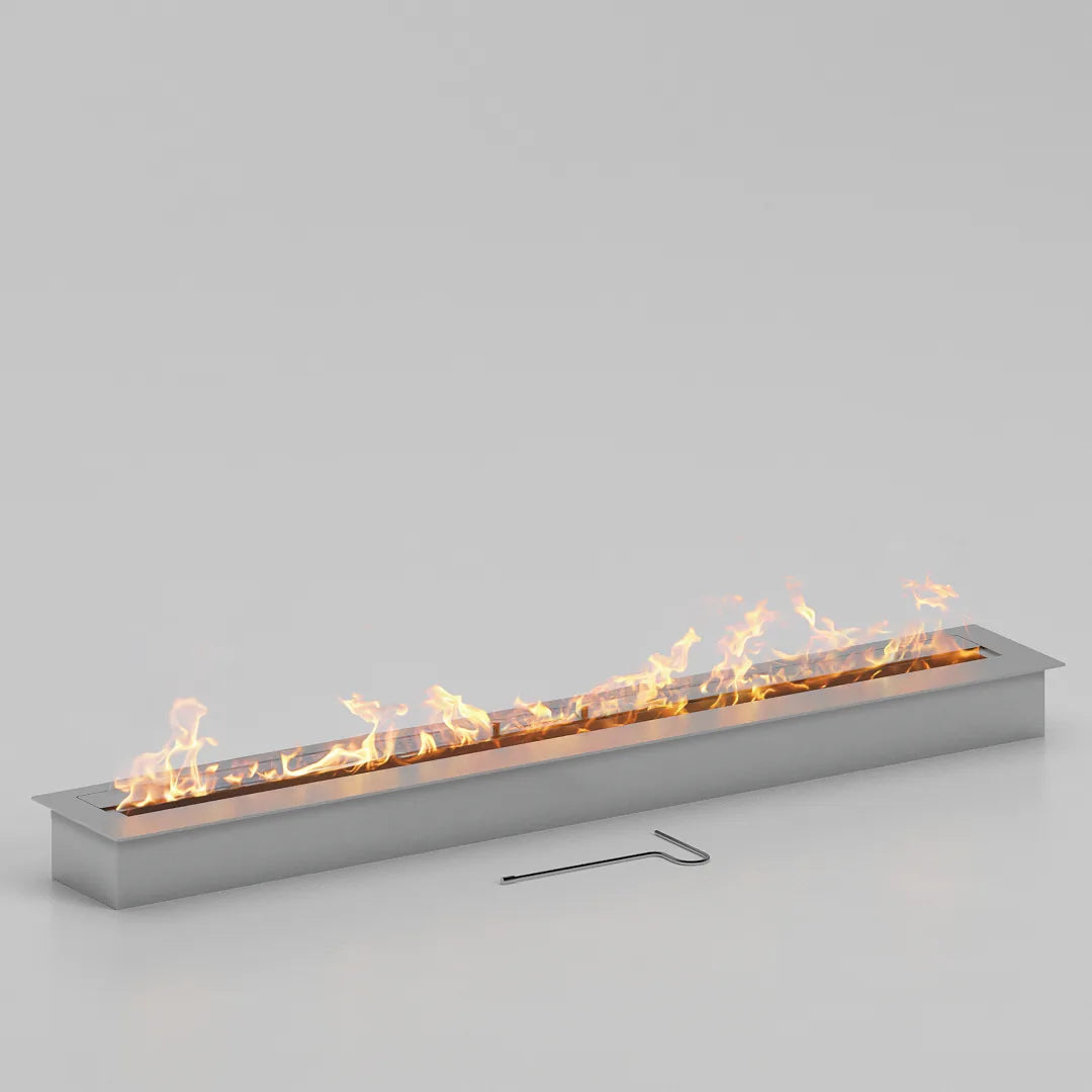 120 cm camsız dikdörtgen bioethanol burner