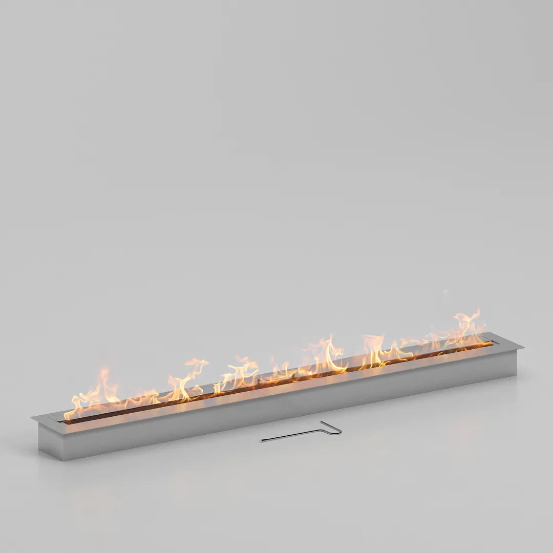 150 cm camsız dikdörtgen bioethanol burner