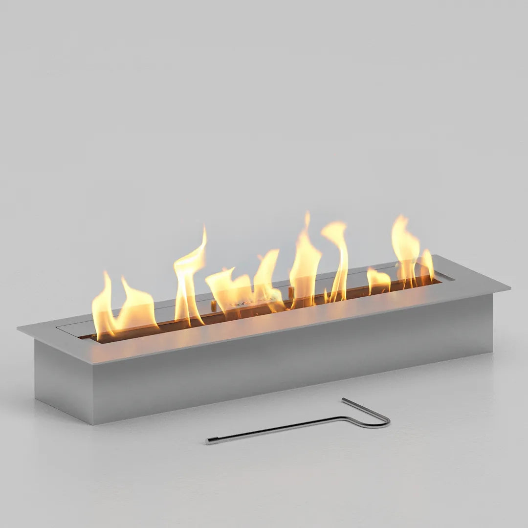 60 cm camsız dikdörtgen bioethanol burner