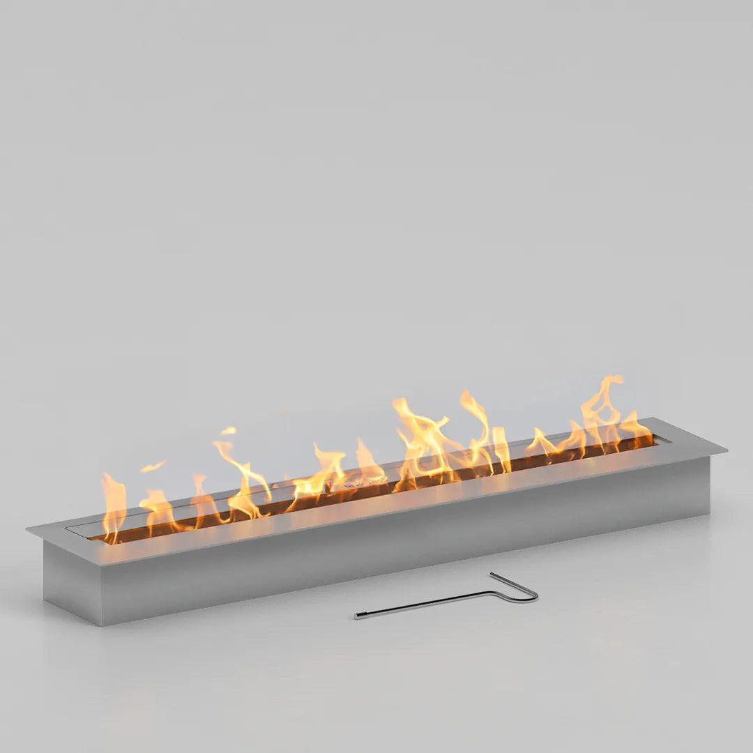 90 cm camsız dikdörtgen bioethanol burner